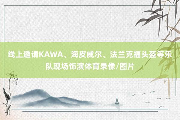 线上邀请KAWA、海皮威尔、法兰克福头盔等乐队现场饰演体育录像/图片