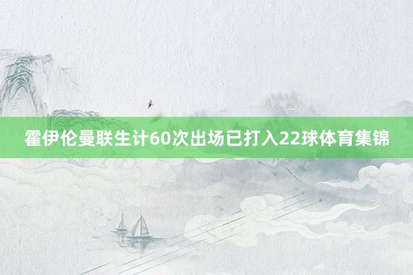 霍伊伦曼联生计60次出场已打入22球体育集锦