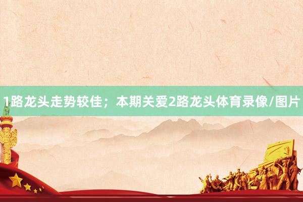 1路龙头走势较佳；本期关爱2路龙头体育录像/图片